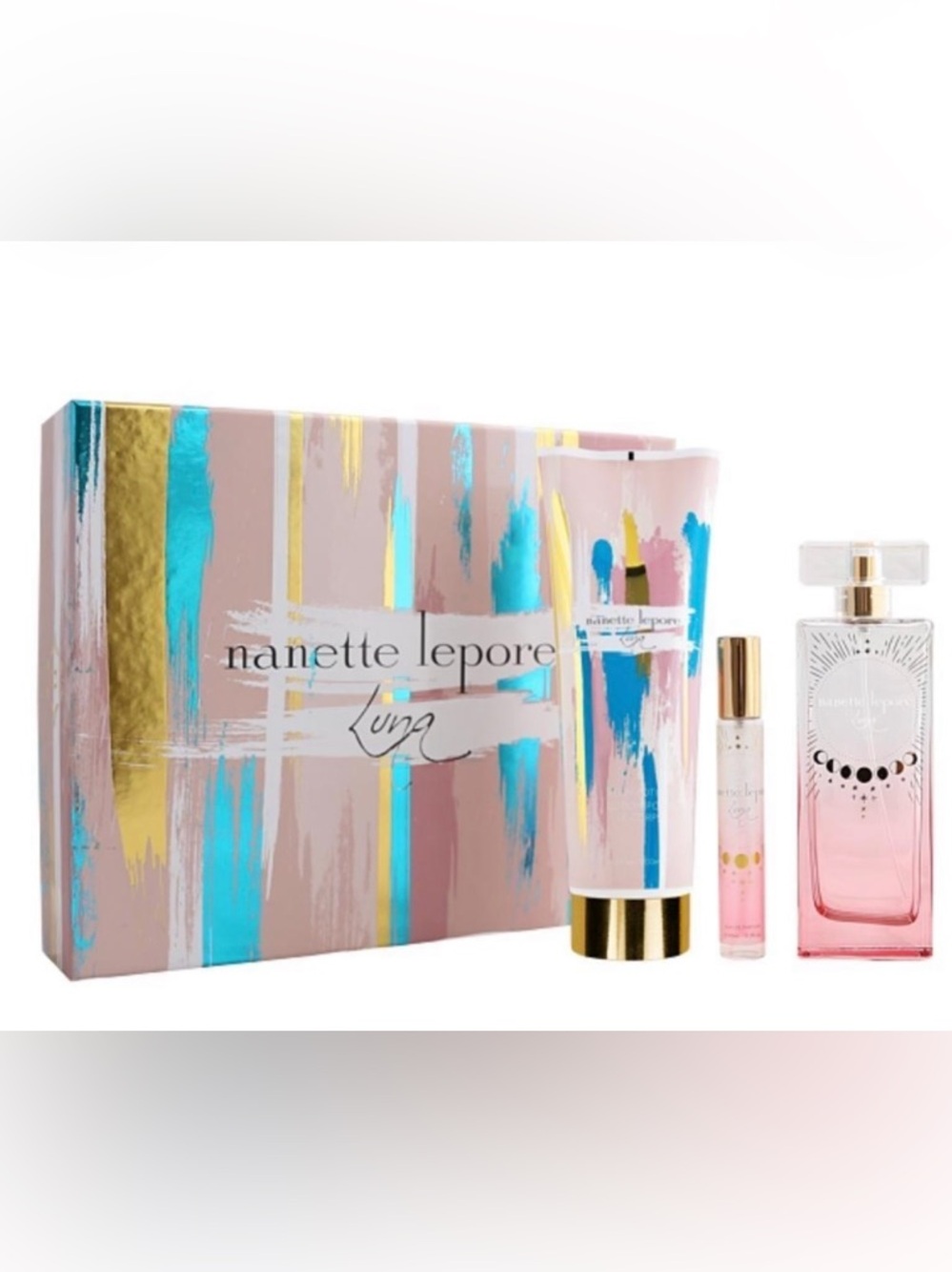 Nanette Lepore Eau de Parfum Gift Set - Pink & Gold Accents